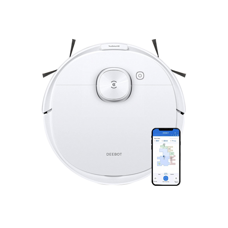 Picture of ECOVACS DEEBOT N10 Robotic Floor Cleaner (WiFi Connectivity, Google Assistant and Alexa, White)